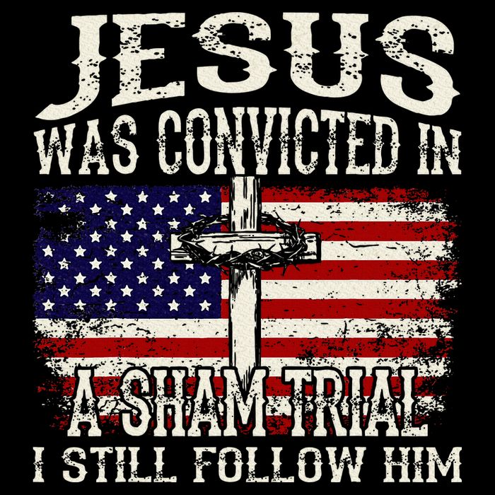 Jesus Was Convicted In A Sham Trial I Still Follow Him Backpack