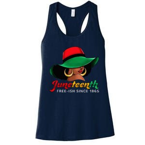 Juneteenth Women Celebrating Black Freedom Day 1865 Women's Racerback Tank