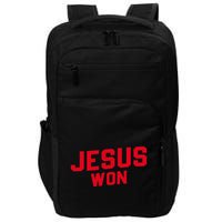 Jesus Won Christ Jesus Christian Impact Tech Backpack