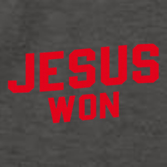 Jesus Won Christ Jesus Christian Vector Backpack
