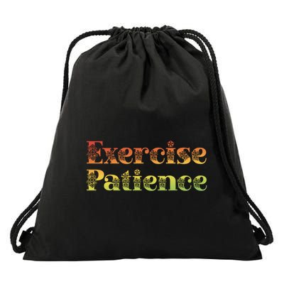 Jehovahs Witness Convention Exercise Patience Drawstring Bag