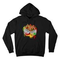 Juneteenth Wo Celebrate Black Woman Hands Nails Hoodie