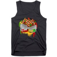 Juneteenth Wo Celebrate Black Woman Hands Nails Tank Top