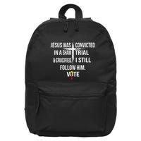 Jesus Was Convicted In A Sham Trial And Crucified 16 in Basic Backpack
