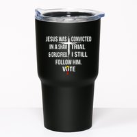 Jesus Was Convicted In A Sham Trial And Crucified Tumbler