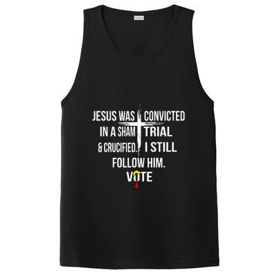 Jesus Was Convicted In A Sham Trial And Crucified PosiCharge Competitor Tank