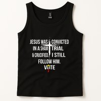 Jesus Was Convicted In A Sham Trial And Crucified Tank Top