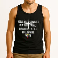 Jesus Was Convicted In A Sham Trial And Crucified Tank Top