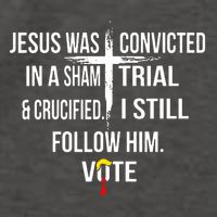 Jesus Was Convicted In A Sham Trial And Crucified Vector Backpack