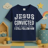 Jesus Was Convicted Of A Sham Trial I Still Follow Him Toddler T-Shirt