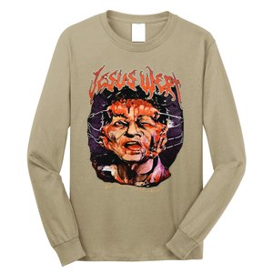 Jesus Wept Creepy Horror Halloween Long Sleeve Shirt