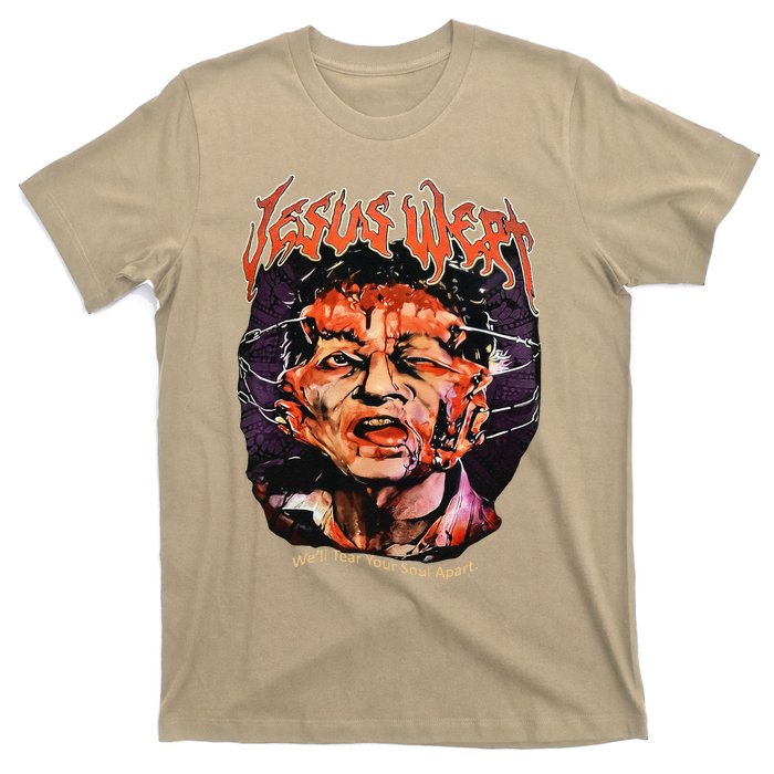 Jesus Wept Creepy Horror Halloween T-Shirt