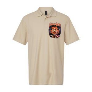 Jesus Wept Creepy Horror Halloween Softstyle Adult Sport Polo