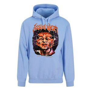 Jesus Wept Creepy Horror Halloween Unisex Surf Hoodie