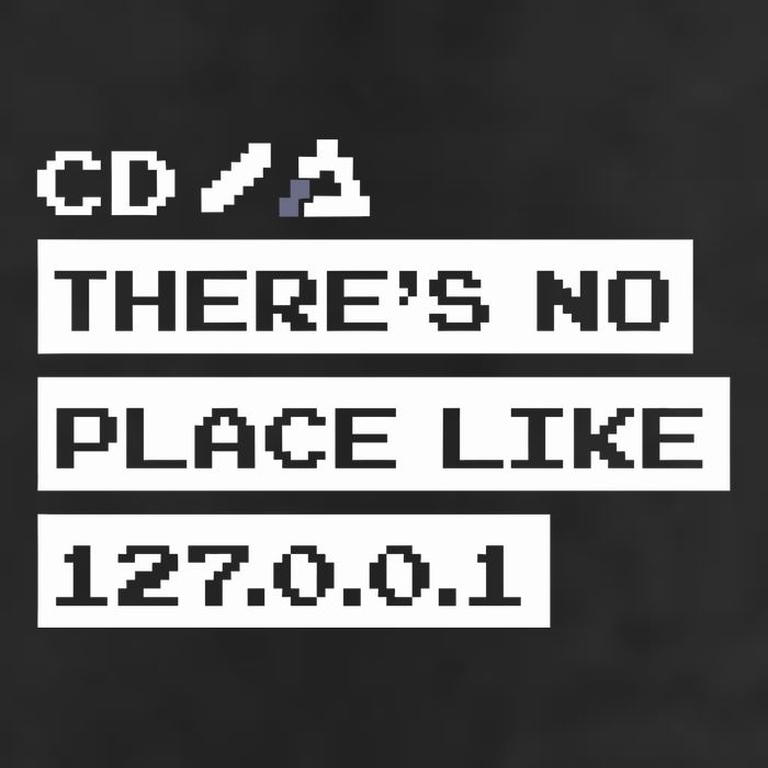 Jeffrey Way Cd ThereS No Place Like 127.0.0.1 Cool Comfort Performance Bucket Hat