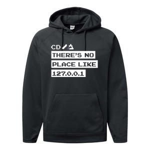 Jeffrey Way Cd ThereS No Place Like 127.0.0.1 Performance Fleece Hoodie