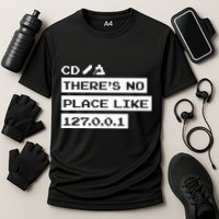 Jeffrey Way Cd ThereS No Place Like 127.0.0.1 Cooling Performance Crew T-Shirt