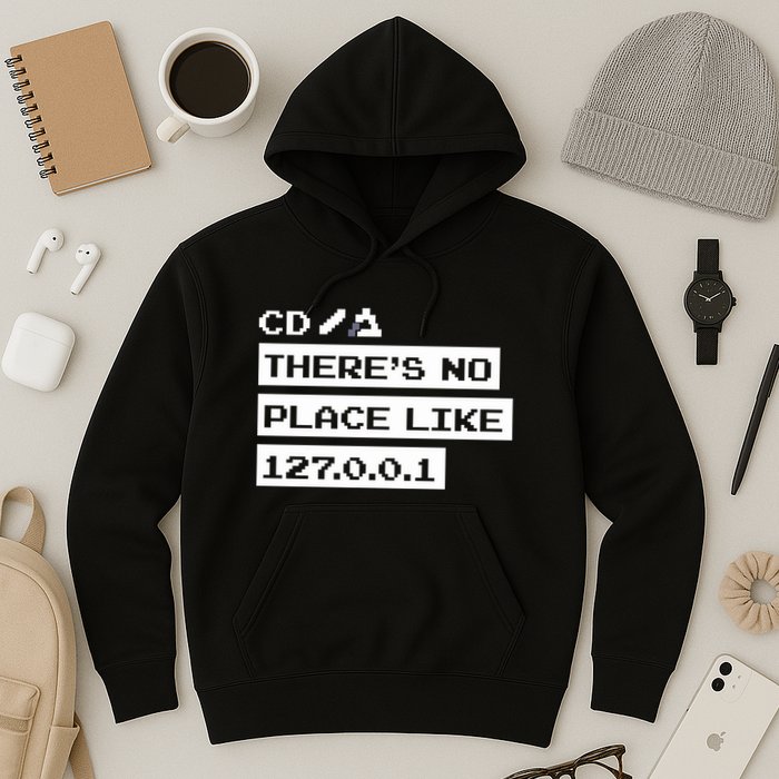 Jeffrey Way Cd ThereS No Place Like 127.0.0.1 Hoodie