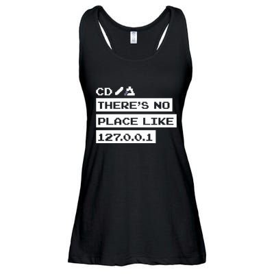 Jeffrey Way Cd ThereS No Place Like 127.0.0.1 Ladies Essential Flowy Tank