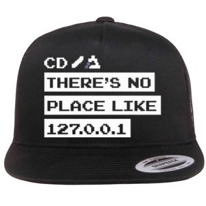 Jeffrey Way Cd ThereS No Place Like 127.0.0.1 Flat Bill Trucker Hat