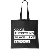 Jeffrey Way Cd ThereS No Place Like 127.0.0.1 Tote Bag