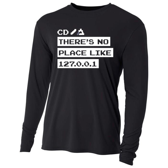 Jeffrey Way Cd ThereS No Place Like 127.0.0.1 Cooling Performance Long Sleeve Crew