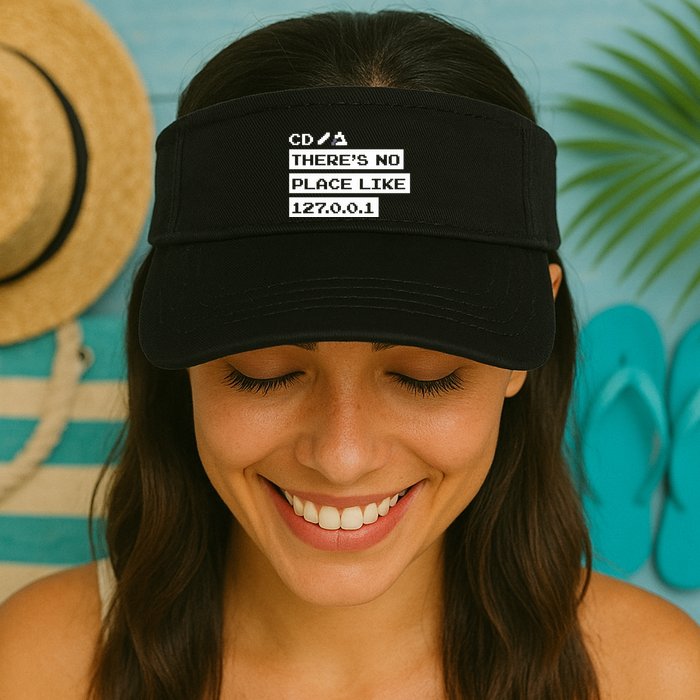 Jeffrey Way Cd ThereS No Place Like 127.0.0.1 Valucap Bio-Washed Visor