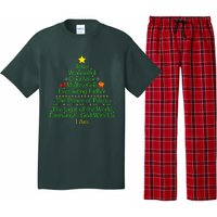 Jesus Wonderful Counselor Bible Verse Jesus Christmas Tree Jesus Star Pajama Set