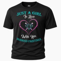 Just With Diamond Painting For Diamond Painting Lover Cooling Performance Crew T-Shirt