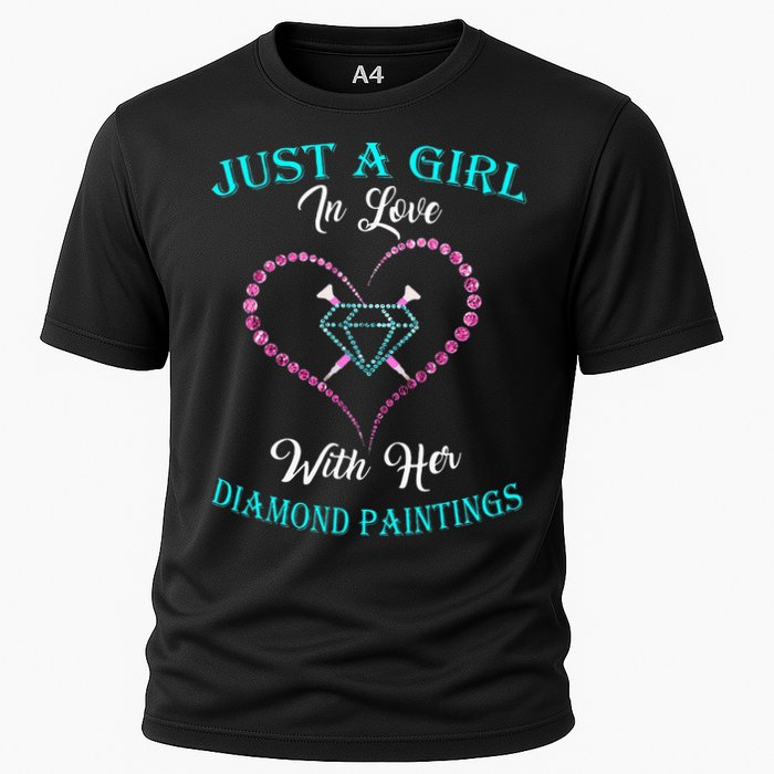 Just With Diamond Painting For Diamond Painting Lover Cooling Performance Crew T-Shirt