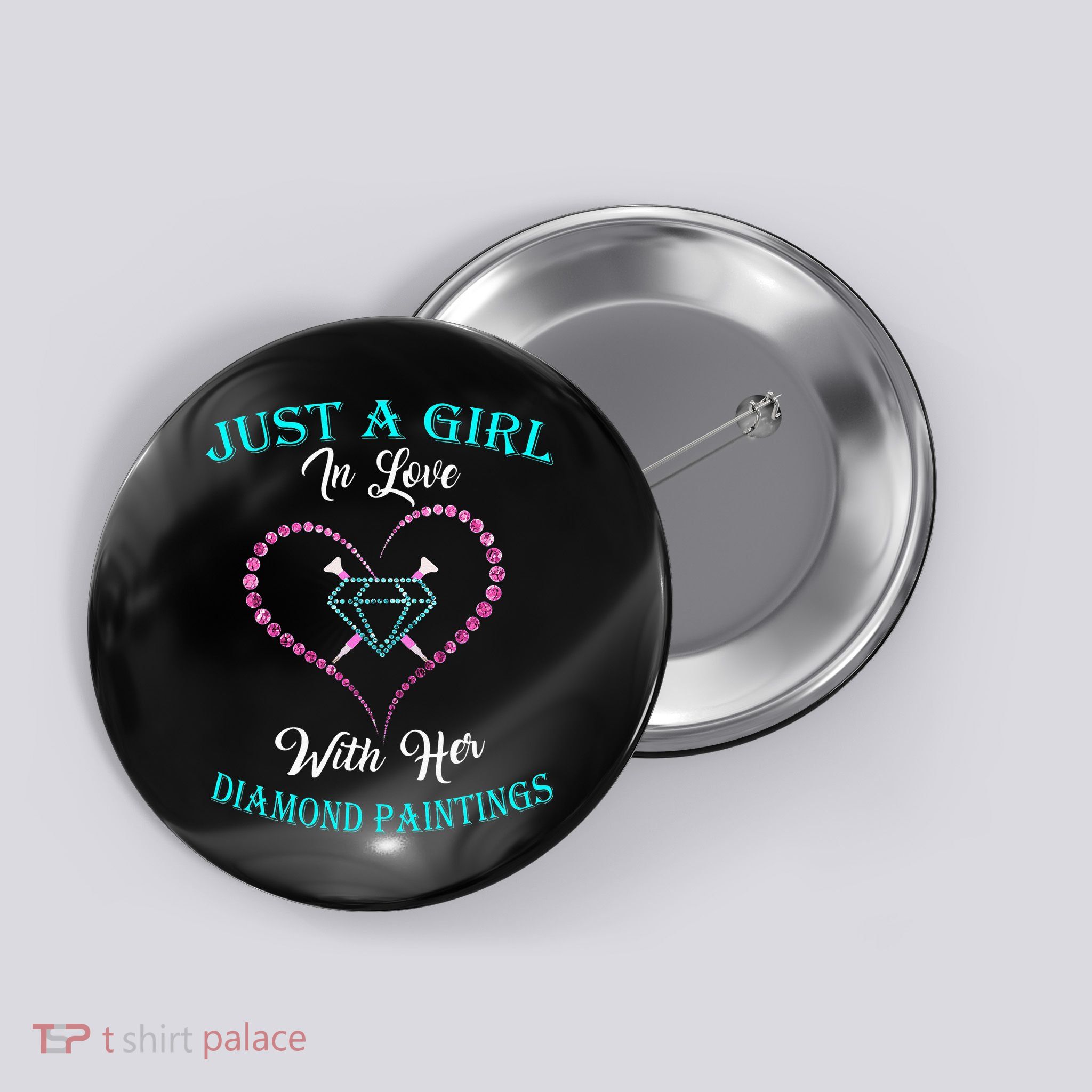 Just With Diamond Painting For Diamond Painting Lover Button