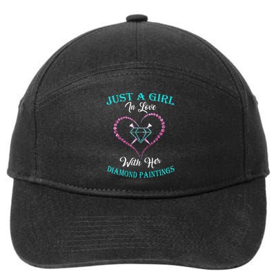Just With Diamond Painting For Diamond Painting Lover 7-Panel Snapback Hat
