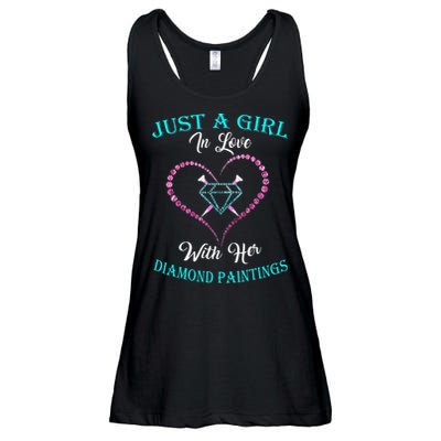 Just With Diamond Painting For Diamond Painting Lover Ladies Essential Flowy Tank