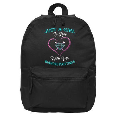 Just With Diamond Painting For Diamond Painting Lover 16 in Basic Backpack