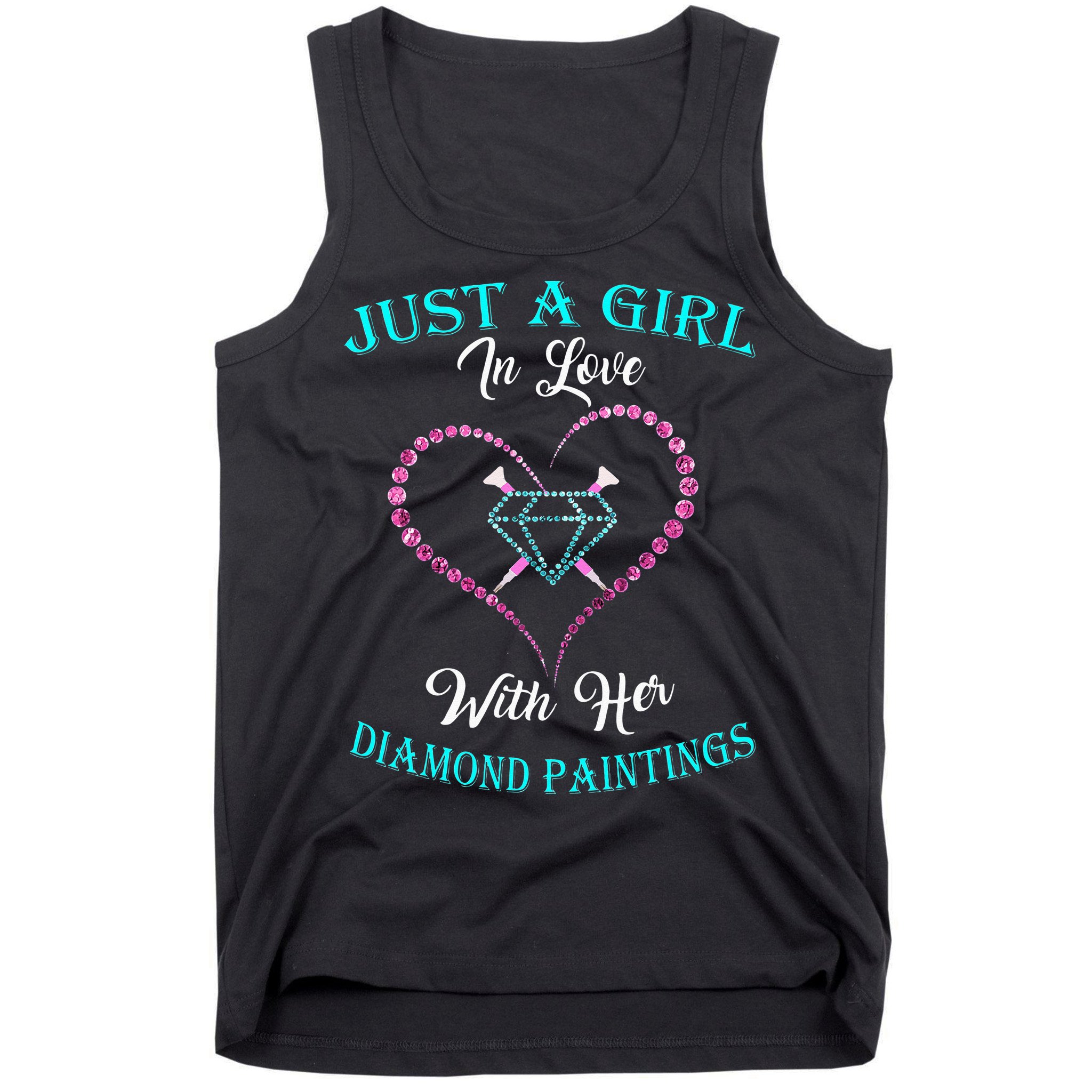 Just With Diamond Painting For Diamond Painting Lover Tank Top