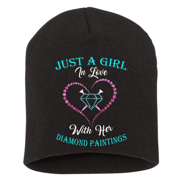 Just With Diamond Painting For Diamond Painting Lover Short Acrylic Beanie