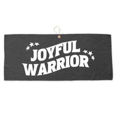 Joyful Warrior Design Kamala For President 2024 Gift Large Microfiber Waffle Golf Towel