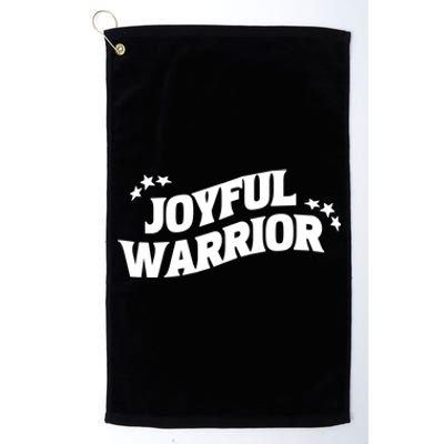 Joyful Warrior Design Kamala For President 2024 Gift Platinum Collection Golf Towel