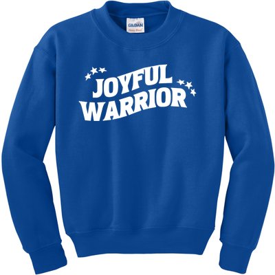 Joyful Warrior Design Kamala For President 2024 Gift Kids Sweatshirt