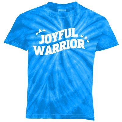 Joyful Warrior Design Kamala For President 2024 Gift Kids Tie-Dye T-Shirt