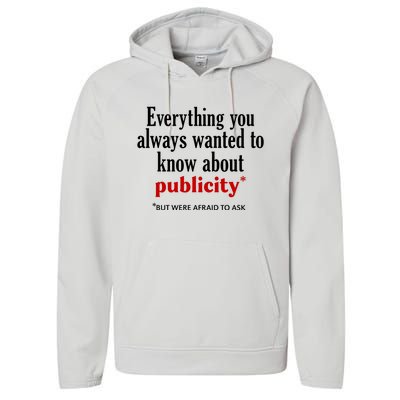 Jack Wearing Everything You Always Wanted To Know About Publicity Performance Fleece Hoodie