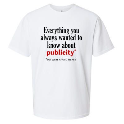 Jack Wearing Everything You Always Wanted To Know About Publicity Sueded Cloud Jersey T-Shirt