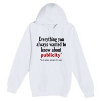 Jack Wearing Everything You Always Wanted To Know About Publicity Premium Pullover Hoodie