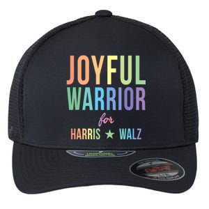 Joyful Warrior For Kamala Harris Tim Walz 2024 Flexfit Unipanel Trucker Cap