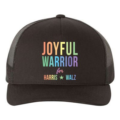 Joyful Warrior For Kamala Harris Tim Walz 2024 Yupoong Adult 5-Panel Trucker Hat