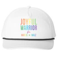 Joyful Warrior For Kamala Harris Tim Walz 2024 Snapback Five-Panel Rope Hat