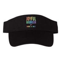 Joyful Warrior For Kamala Harris Tim Walz 2024 Valucap Bio-Washed Visor