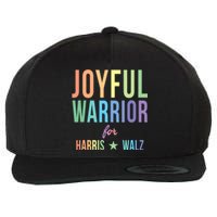 Joyful Warrior For Kamala Harris Tim Walz 2024 Wool Snapback Cap