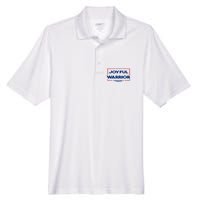 Joyful Warrior For Kamala Harris Tim Walz 2024 Men's Origin Performance Pique Polo