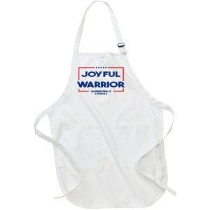 Joyful Warrior For Kamala Harris Tim Walz 2024 Full-Length Apron With Pockets